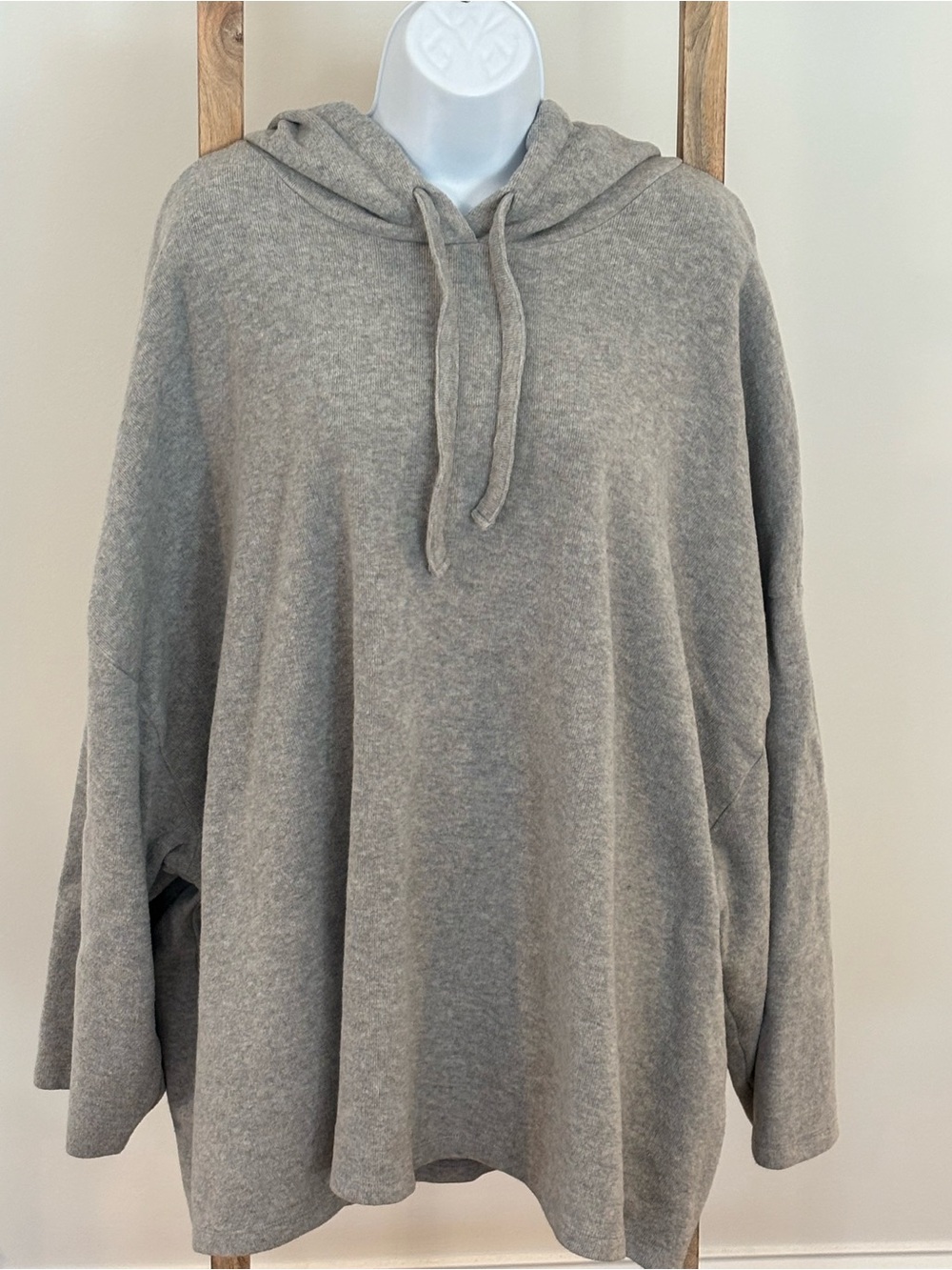 ASOS DESIGN Curve Supersoft Oversized Hoodie Grey Marl - US 3XL (Plus Size)